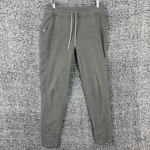 Stio Pants Womens Small Gray Fleece Jogger Elastic Waist Drawstring Pockets
